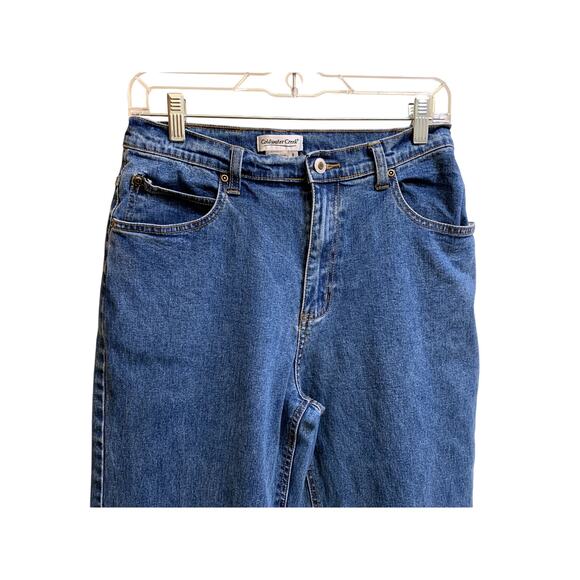 Coldwater Creek Jeans Size 8 33x31 Blue Medium Wash High Rise Straight Leg - Picture 2 of 10